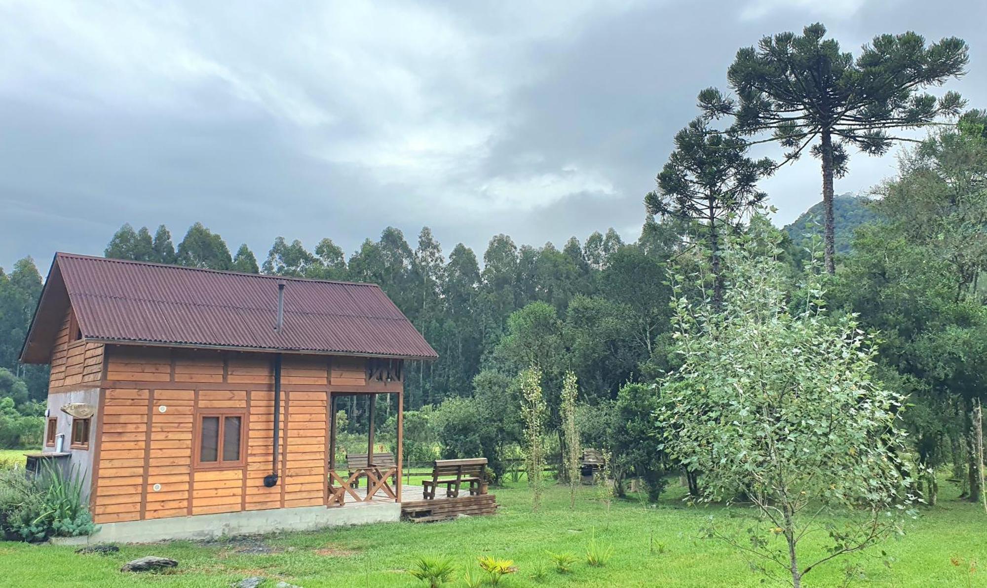 Pousada Vale da Imbuia chalé para temporada Urubici Esterno foto